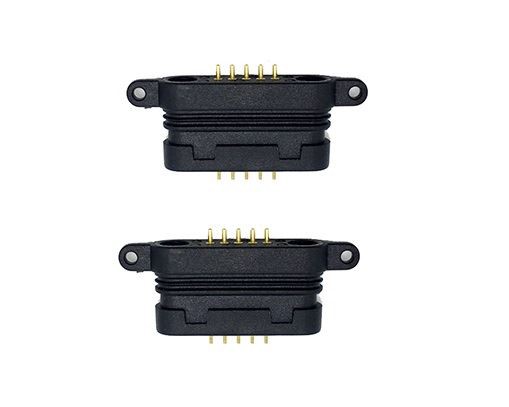 バネ仕掛けのハウジングポゴピンコネクタ