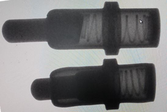 ポゴピン製品のX線検査