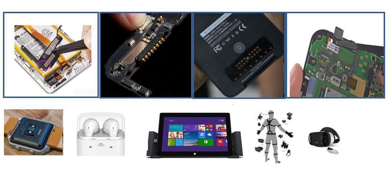 スマートデバイスに適用されるポゴピンコネクタ