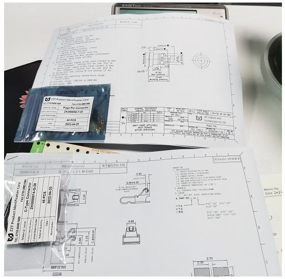 無料のポゴピンコネクタサンプル出荷