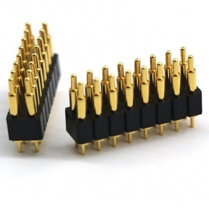 ポゴピン2列コネクタ