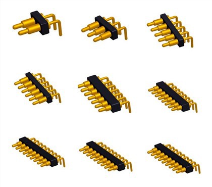 スピンロード直角ポゴピンコネクタ